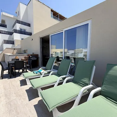Luxury Penthouse With Pool And Terrace For 5 Guests * Gzira